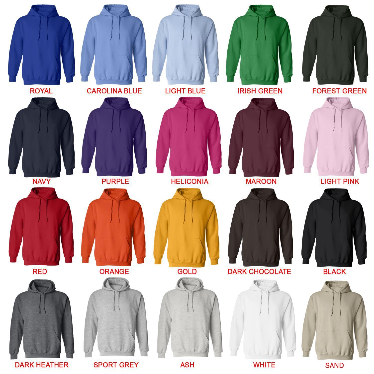 hoodie color chart - Princess Jellyfish Store