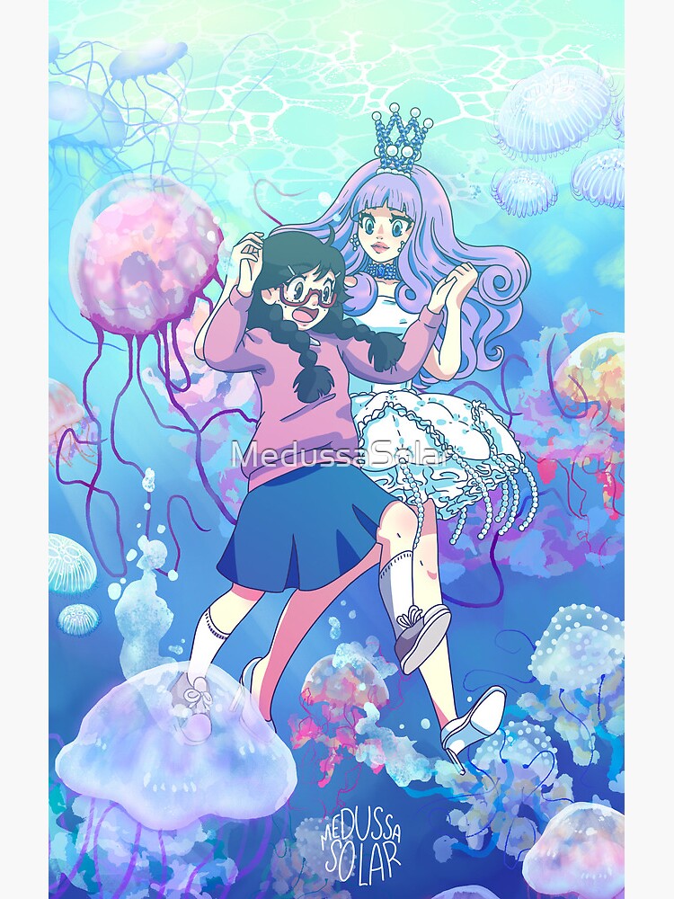 Jellyfish Princess Shower Curtain - Image 2