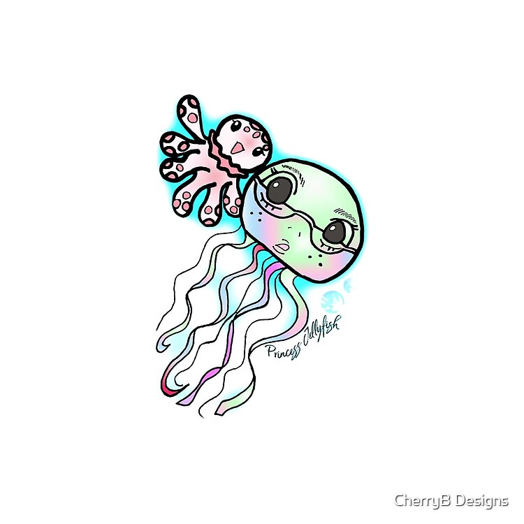 Princess Jellyfish Cute Tote Bag - Image 2
