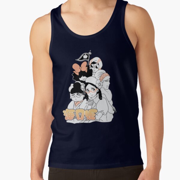 Princess Jellyfish Cute Character Tank Top - Image 5