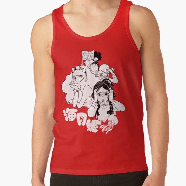 Princess Jellyfish Cute Anime Tank Top - Image 4