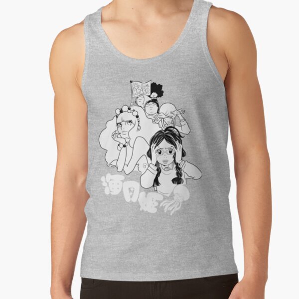 Princess Jellyfish Cute Anime Tank Top - Image 3