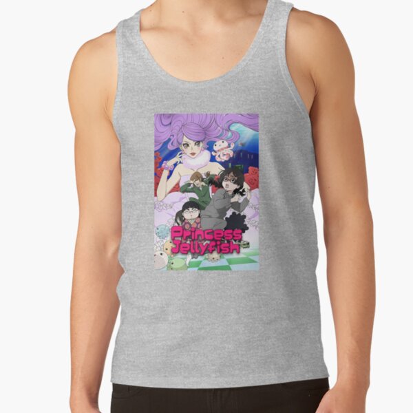 Princess Jellyfish Funny Manga Tank Top - Image 3