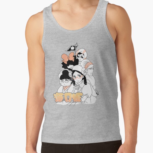 Princess Jellyfish Cute Character Tank Top - Image 3