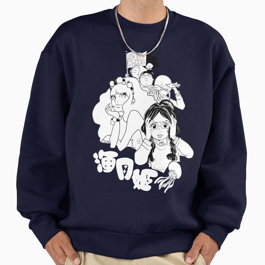 Princess Jellyfish Cute Anime Sweatshirt - Image 5