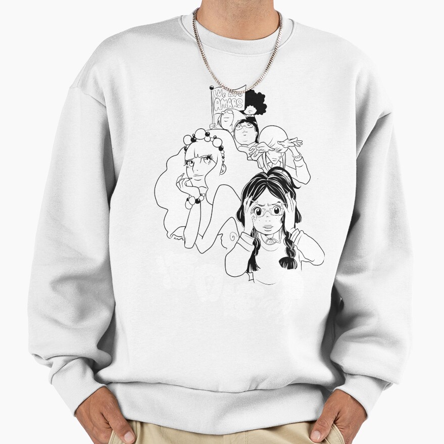 Princess Jellyfish Cute Anime Sweatshirt - Image 2