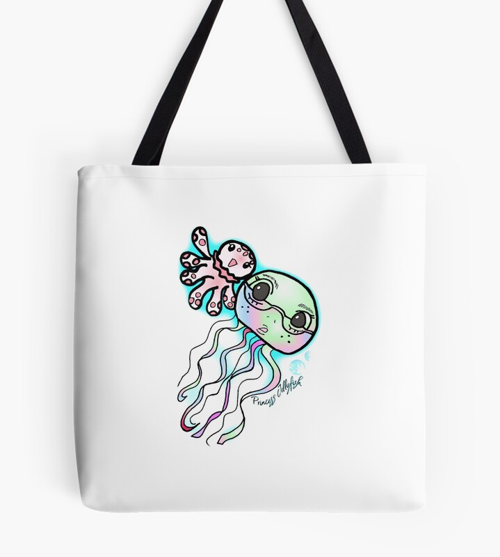 Princess Jellyfish Cute Tote Bag