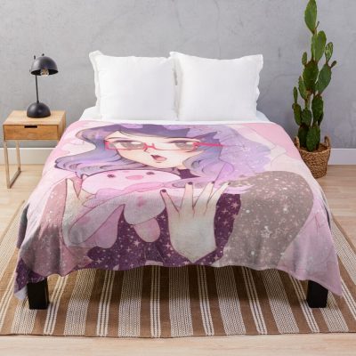 Shoujo Tsukimi Cute Throw Blanket