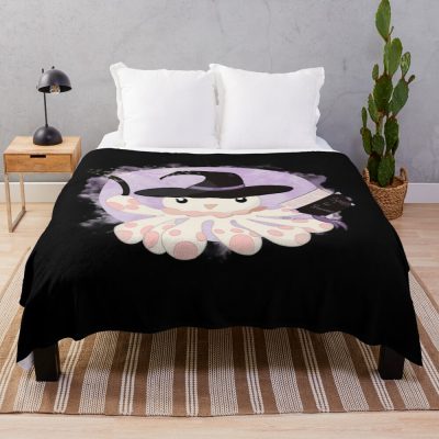 Princess Witch Jellyfish Throw Blanket