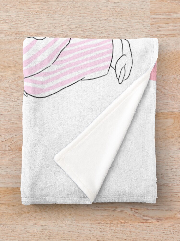 Princess Jellyfish Funny Throw Blanket - Image 2