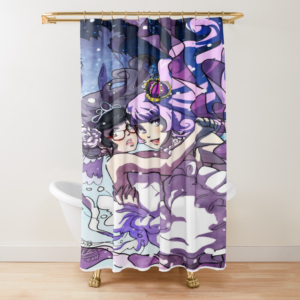 Kuragehime Princess Charming Shower Curtain