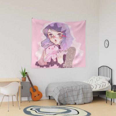 Shoujo Tsukimi Cute Tapestry