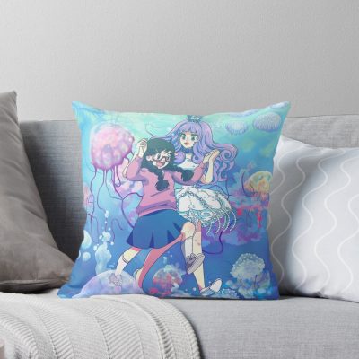 Kuranosuke And Tsukimi Jp Throw Pillow