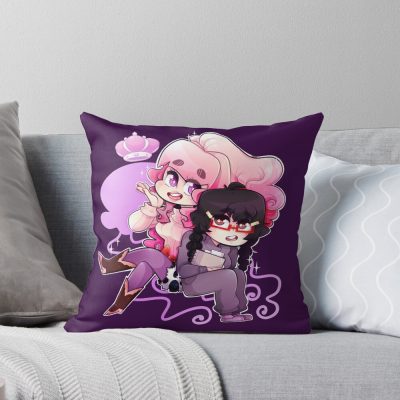 Jellyfish Gals Throw Pillow