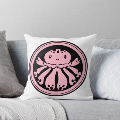 Hail Clara Jellyfish Throw Pillow