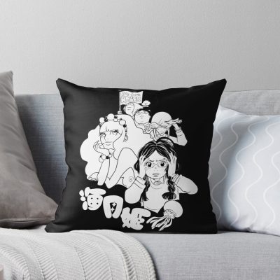 Princess Jellyfish Throw Pillow