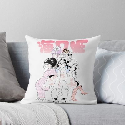 Princess Jellyfish Funny Throw Pillow